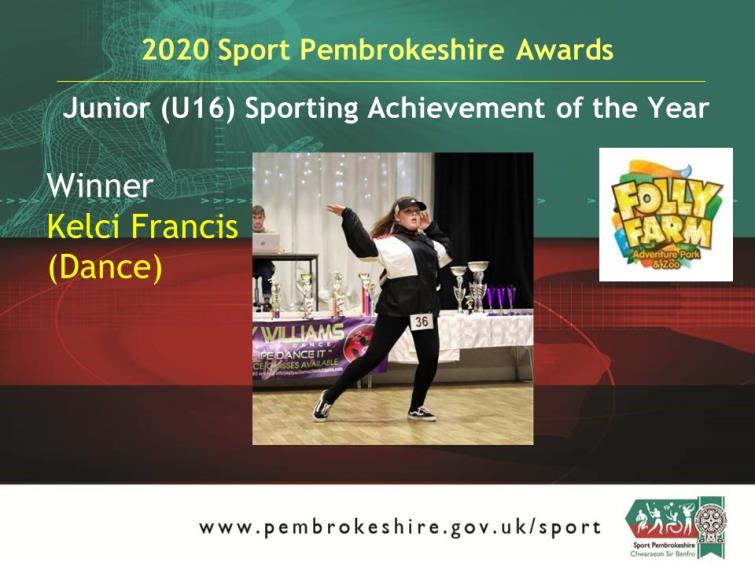 Kelcis success is announced by Sport Pembrokeshire
